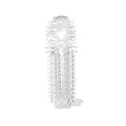 SUPERME! Gaine De Pénis NUBBY 14.5 X 4.8cm Transparente -FÉMINITÉS boutique gaine de penis nubby 145 x 48cm transparente 4