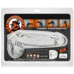 Gaine De Pénis Oxballs Daddy 20 X 6cm Transparente -FÉMINITÉS boutique gaine de penis oxballs daddy 20 x 6cm transparente 5
