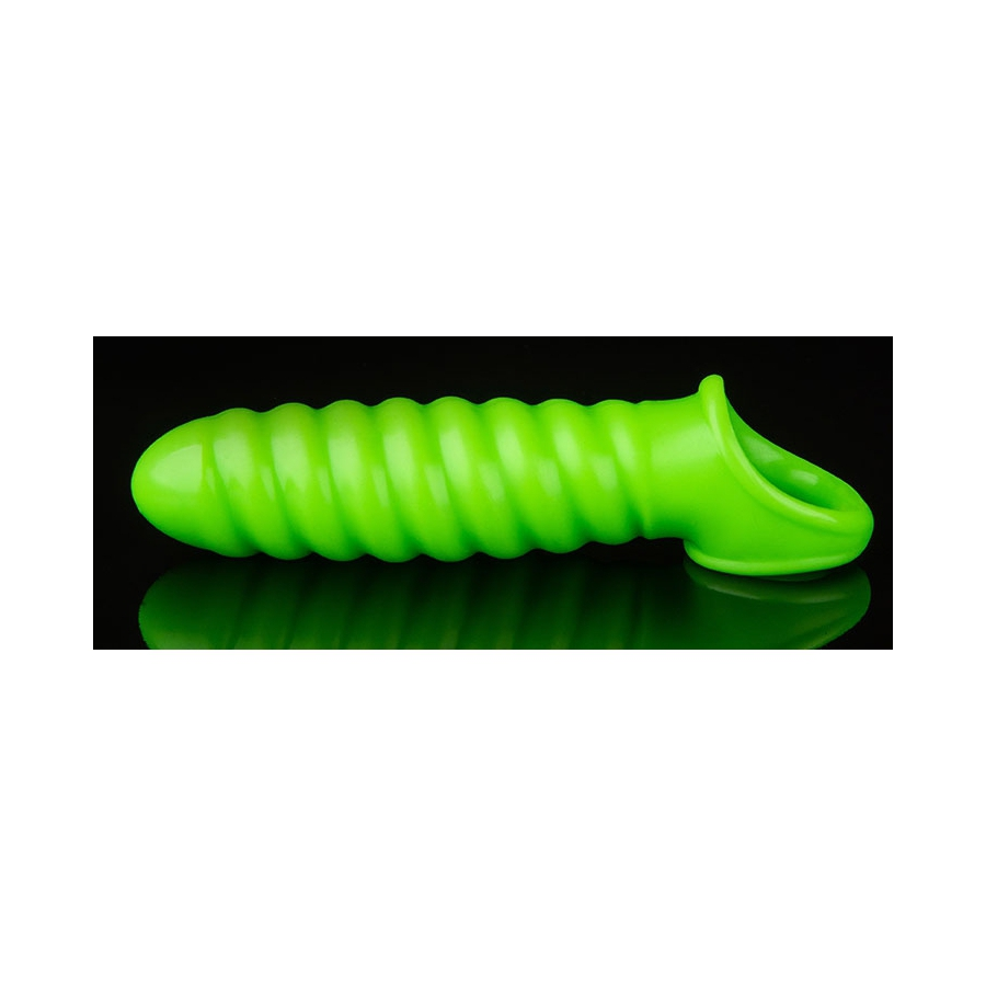 Ouch! Glow Gaine De Pénis Phosphorescente SWIRL GLOW 11 X 3cm 3 Ouch! Glow Gaine De Pénis Phosphorescente SWIRL GLOW 11 X 3cm – Image 3