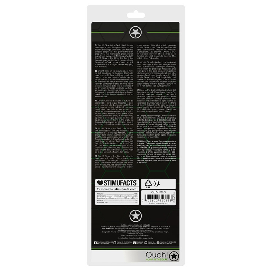 Ouch! Glow Gaine De Pénis Phosphorescente SWIRL GLOW 11 X 3cm 5 Ouch! Glow Gaine De Pénis Phosphorescente SWIRL GLOW 11 X 3cm – Image 5