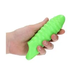 Ouch! Glow Gaine De Pénis Phosphorescente SWIRL THICK GLOW 12 X 4cm -FÉMINITÉS boutique gaine de penis phosphorescente swirl thick glow 12 x 4cm 3