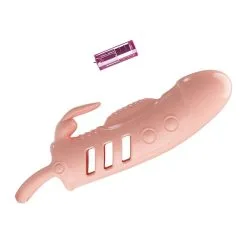 Pretty Love Gaine De Pénis Vibrante Avec Rabbit SLOANE 14 X 4.5cm -FÉMINITÉS boutique gaine de penis vibrante avec rabbit sloane 14 x 45cm 2