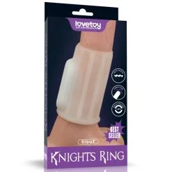 LoveToy Knights Ring Gaine De Pénis Vibrante KNIGHTS RING Ridge 10cm -FÉMINITÉS boutique gaine de penis vibrante knights ring ridge 10cm 8