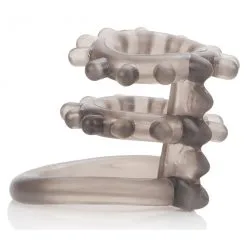 CalExotics Gaine Pénienne Cockring DOUBLE PLEASURE 6cm