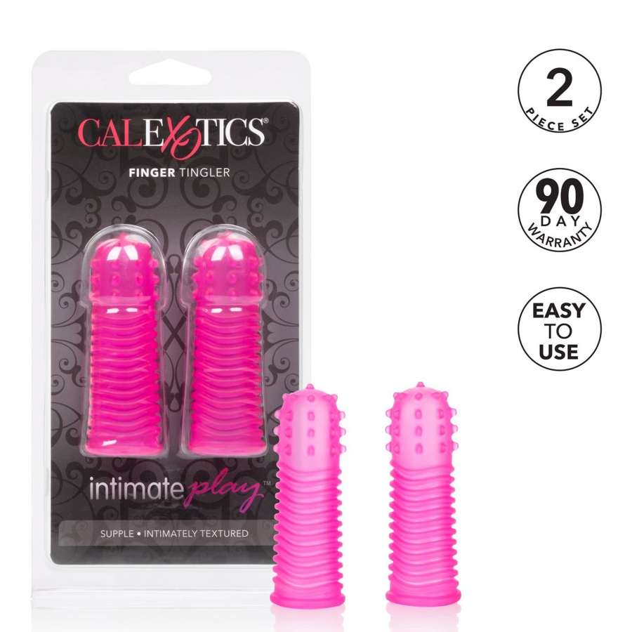 CalExotics Gaine Pour Doigt FINGER TINGLER Rose X2 5 CalExotics Gaine Pour Doigt FINGER TINGLER Rose X2 – Image 5