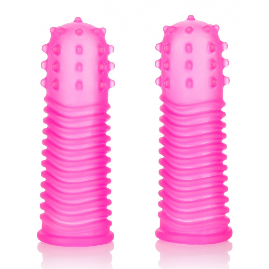 CalExotics Gaine Pour Doigt FINGER TINGLER Rose X2 1 CalExotics Gaine Pour Doigt FINGER TINGLER Rose X2