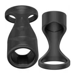 Generique Gaine Pour Pénis Souple TWINS 8 X 4cm -FÉMINITÉS boutique gaine pour penis souple twins 8 x 4cm 4