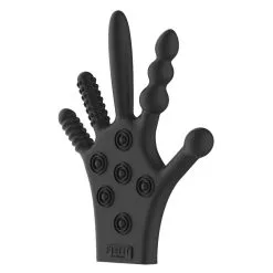Gant Texturé En Silicone FIST IT Noir -FÉMINITÉS boutique gant texture en silicone fist it noir 3