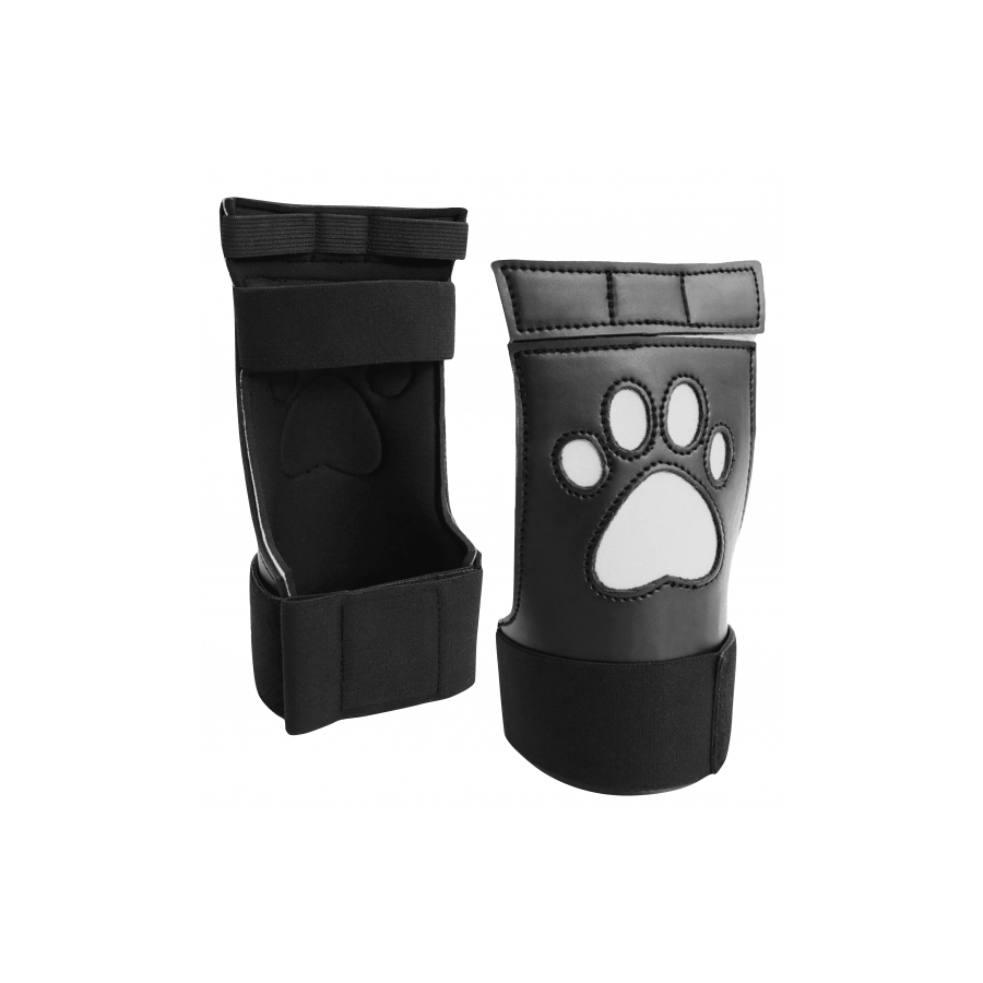 Ouch! Puppy Play Gants Néoprène PUPPY PAW Noir-Blanc 1 Ouch! Puppy Play Gants Néoprène PUPPY PAW Noir-Blanc