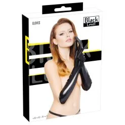 Black Level Gants VINYL GLOVES Noirs -FÉMINITÉS boutique gants vinyl gloves noirs 4