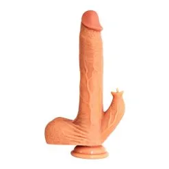 Generique Gode Rotatif à Poussée CLIT LICKING 16 X 3.8cm -FÉMINITÉS boutique gode a poussee clit licking 16 x 38cm 3