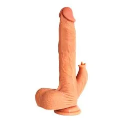 Generique Gode Rotatif à Poussée CLIT LICKING 16 X 3.8cm -FÉMINITÉS boutique gode a poussee clit licking 16 x 38cm 4