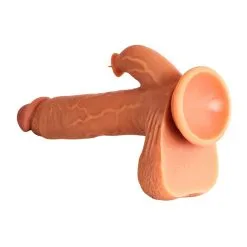 Generique Gode Rotatif à Poussée CLIT LICKING 16 X 3.8cm -FÉMINITÉS boutique gode a poussee clit licking 16 x 38cm 5
