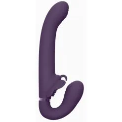 Vive Gode Ceinture Sans Harnais SATU 14 X 3.3cm Violet -FÉMINITÉS boutique gode ceinture sans harnais satu 14 x 33cm violet 2