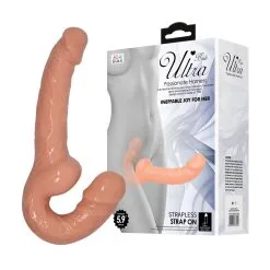 Generique Gode Ceinture Sans Harnais STRAPLESS ULTRA 15 X 3.2cm -FÉMINITÉS boutique gode ceinture sans harnais strapless ultra 15 x 32cm 4