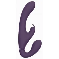 Vive Gode Ceinture Sans Harnais SUKI Violet -FÉMINITÉS boutique gode ceinture sans harnais suki violet 2