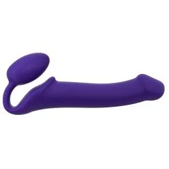 Gode + Plug STRAP-ON-ME Bendable L 16 X 3.7 Cm Violet