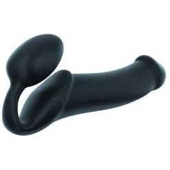 Gode + Plug STRAP-ON-ME Bendable XL 16 X 4.5 Cm Noir 5 Gode + Plug STRAP-ON-ME Bendable XL 16 X 4.5 Cm Noir -FÉMINITÉS boutique gode plug strap on me bendable xl 16 x 45 cm noir 2