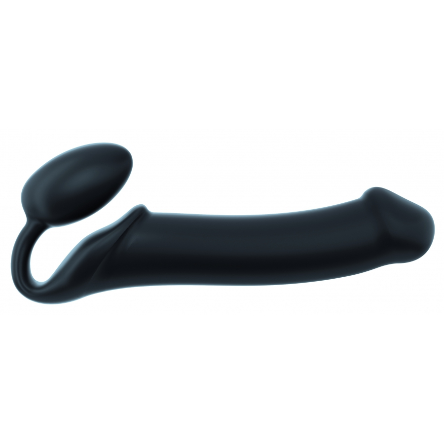 Gode + Plug STRAP-ON-ME Bendable XL 16 X 4.5 Cm Noir 1 Gode + Plug STRAP-ON-ME Bendable XL 16 X 4.5 Cm Noir