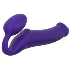 Gode + Plug STRAP-ON-ME Bendable XL 16 X 4.5 Cm Violet -FÉMINITÉS boutique gode plug strap on me bendable xl 16 x 45 cm violet 2