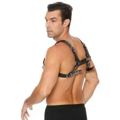Ouch! Harness Harnais BUCKLE BULLDOG Noir 9 Ouch! Harness Harnais BUCKLE BULLDOG Noir -FÉMINITÉS boutique harnais buckle bulldog noir 3