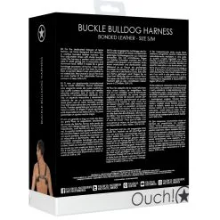 Ouch! Harness Harnais BUCKLE BULLDOG Noir 11 Ouch! Harness Harnais BUCKLE BULLDOG Noir -FÉMINITÉS boutique harnais buckle bulldog noir 5