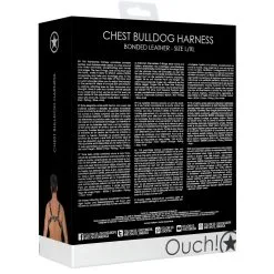 Ouch! Harness Harnais CHEST BULLDOG Noir 9 Ouch! Harness Harnais CHEST BULLDOG Noir -FÉMINITÉS boutique harnais chest bulldog noir 4