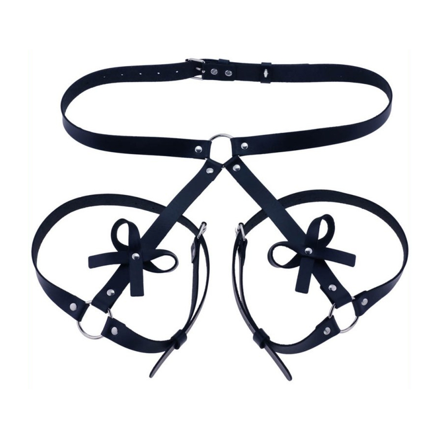 KinkHarness Harnais Cuisses Fesses BUTTERFLY Noir 3 KinkHarness Harnais Cuisses Fesses BUTTERFLY Noir – Image 3