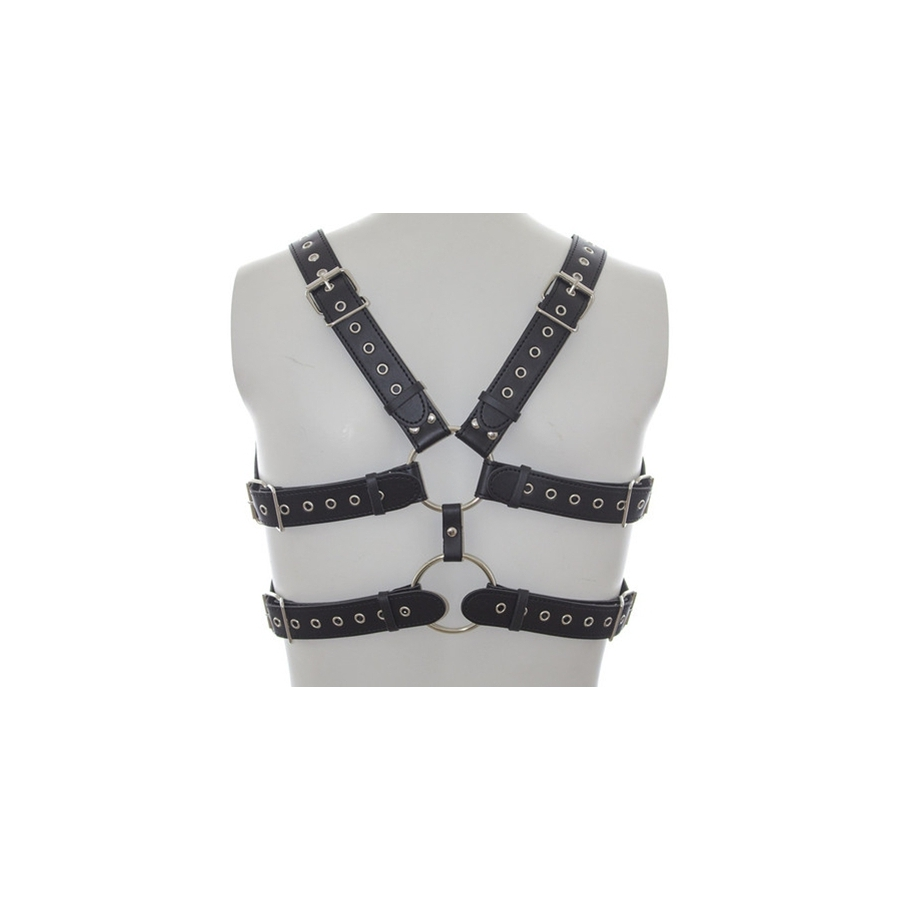 Generique Harnais DOUBLE BELT Simili Noir 2 Generique Harnais DOUBLE BELT Simili Noir – Image 2