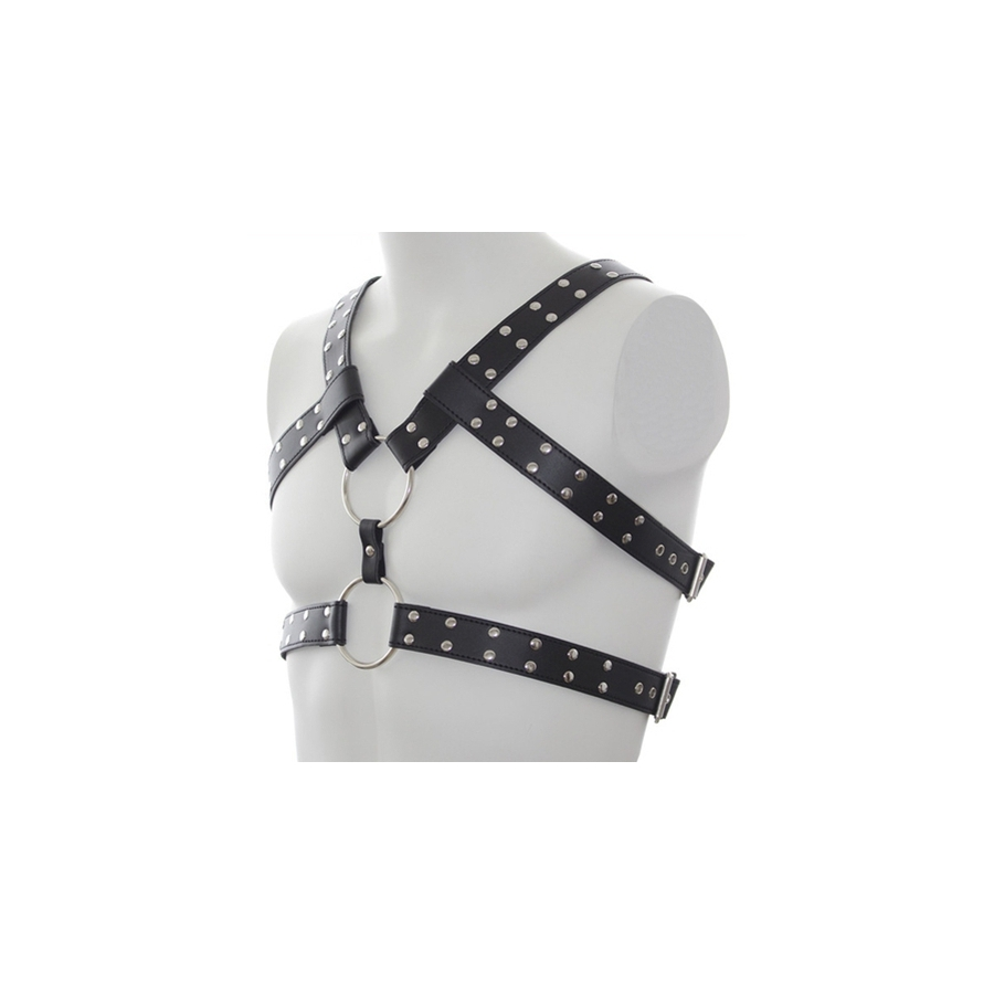 Generique Harnais DOUBLE BELT Simili Noir 1 Generique Harnais DOUBLE BELT Simili Noir