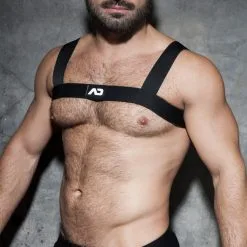 Harnais Élastique AD FETISH Basic Noir -FÉMINITÉS boutique harnais elastique ad fetish basic noir 4