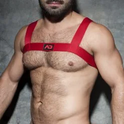 Harnais Élastique AD FETISH Basic Rouge -FÉMINITÉS boutique harnais elastique ad fetish basic rouge 4