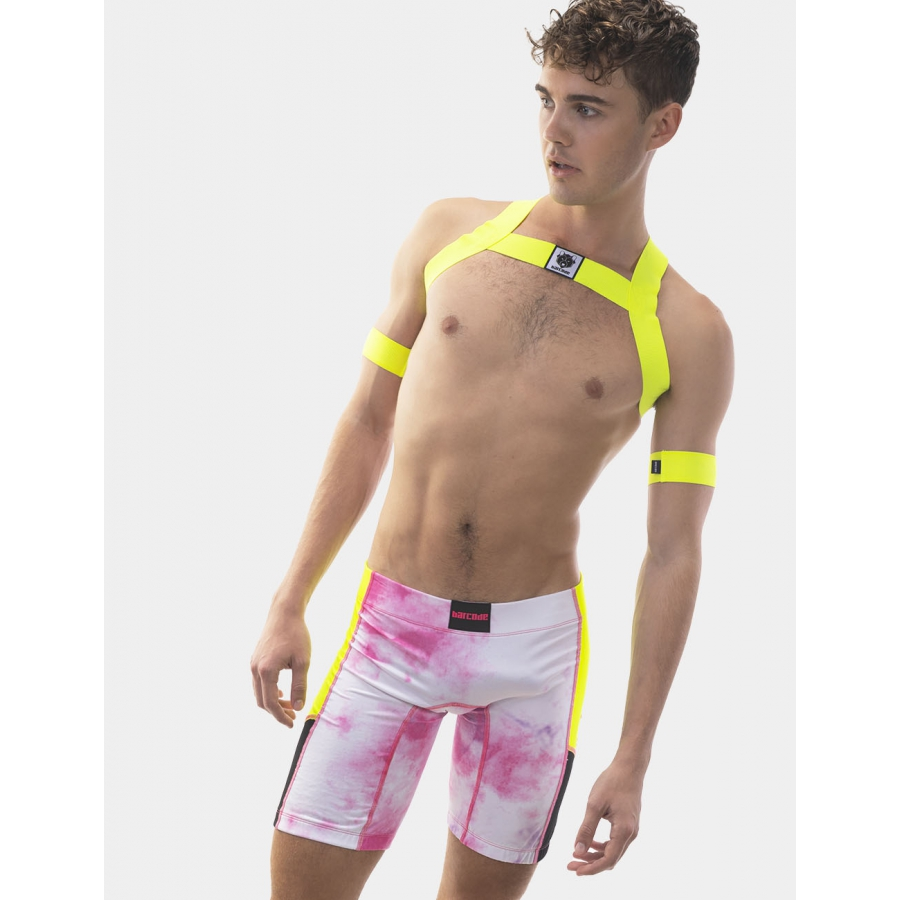 Barcode Berlin Harnais élastique LEONSH Jaune Neon 3 Barcode Berlin Harnais élastique LEONSH Jaune Neon – Image 3