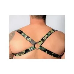 The Red Harnais En Cuir CROSS Camouflage -FÉMINITÉS boutique harnais en cuir cross camouflage 4