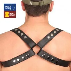 The Red Harness Harnais En Cuir HOLSTER Noir