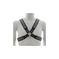 Generique Harnais Homme Studs Steel Chest