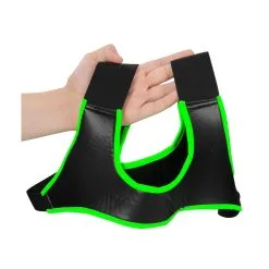 Ouch! Glow Harnais Néoprène Phosphorescent GLOW SHOULDER Noir-Vert Néon -FÉMINITÉS boutique harnais neoprene phosphorescent glow shoulder noir vert neon 3