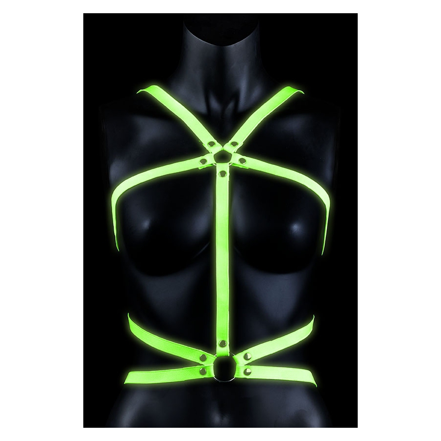 Ouch! Glow Harnais Phosphorescent BODY HARNESS GLOW 3 Ouch! Glow Harnais Phosphorescent BODY HARNESS GLOW – Image 3