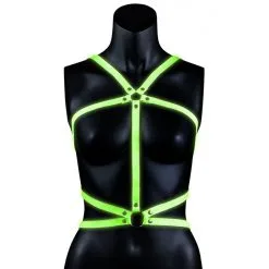 Ouch! Glow Harnais Phosphorescent BODY HARNESS GLOW