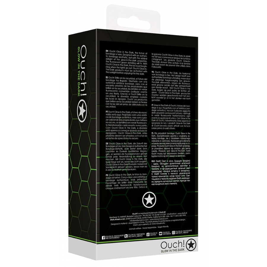 Ouch! Glow Harnais Phosphorescent BODY HARNESS GLOW 5 Ouch! Glow Harnais Phosphorescent BODY HARNESS GLOW – Image 5