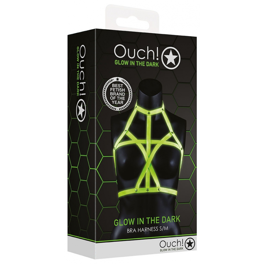 Ouch! Glow Harnais Phosphorescent BRAS HARNESS GLOW 2 Ouch! Glow Harnais Phosphorescent BRAS HARNESS GLOW – Image 2