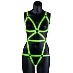Ouch! Glow Harnais Phosphorescent FULL HARNESS GLOW