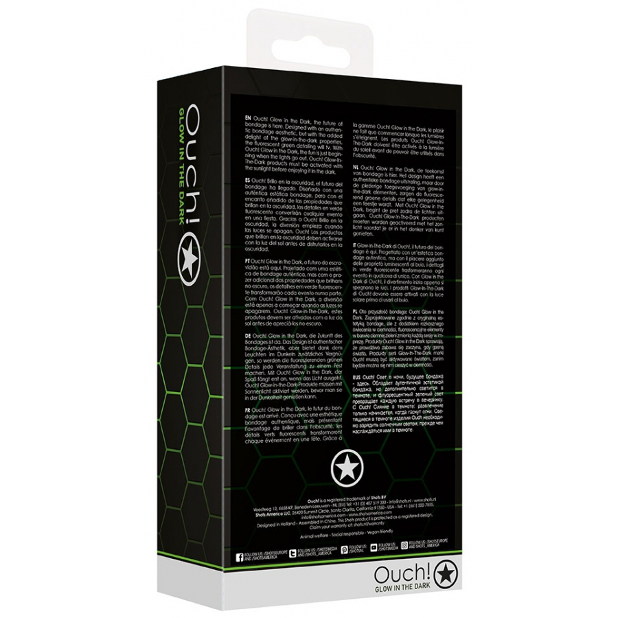 Ouch! Glow Harnais Phosphorescent FULL HARNESS GLOW 5 Ouch! Glow Harnais Phosphorescent FULL HARNESS GLOW – Image 5