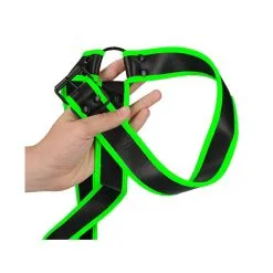 Ouch! Harnais Phosphorescent GLADIATOR GLOW Noir-Vert Neon -FÉMINITÉS boutique harnais phosphorescent gladiator glow noir vert neon 3