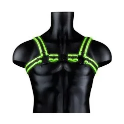 Ouch! Glow Harnais Phosphorescent GLOW STRIK Noir