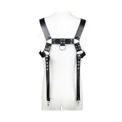 KinkHarness Harnais Sm GARTER Noir -FÉMINITÉS boutique harnais sm garter noir 2