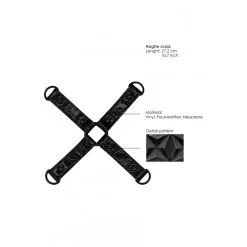 Ouch! Luxury Hogtie LUXURY Noir -FÉMINITÉS boutique hogtie luxury noir 6