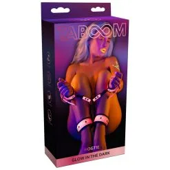 Hogtie Phosphorescent GLOW PINK Taboom -FÉMINITÉS boutique hogtie phosphorescent glow pink taboom 1