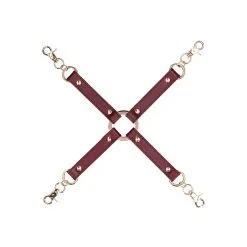 Ouch! Halo Hogtie Pour Menottes CONNECTOR Rouge