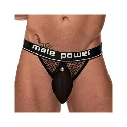Male Power Jockstrap COCK PIT Noir